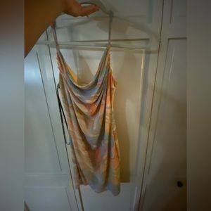 cute muti color mini dress💕 NEVER WORN!